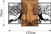 Wallity, Tree Love - 312, Wanddeko, Schwarz, Metall, 125 x Produktbild-Vorschau 7