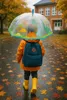 Dinosaurier Kinder Jungen Mädchen Regenschirm Stock-Schirm Produktbild-Vorschau 6