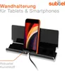 subtel Wandhalterung – Klebehalter für Tablet & Smartphone Produktbild-Vorschau 2
