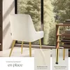 Chaise rembourrée Avane, aspect velours, capacité de charge Voir les images du produit 4