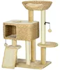 PawHut Kraboom, 98 cm, kattenkraboom met 2 ligvlakken, Productafbeelding-voorbeeld 1