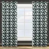 Design91 Vorhang AIDA dunkelgrün 140x250 cm  Ösen Produktbild-Vorschau 4