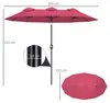 Outsunny tuinkap, 295 x 152 cm, markieskap met Productafbeelding-voorbeeld 3