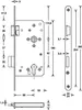 SSF Haustür-Einsteckschloss PZW 20/65/92/10mm DIN L silber Produktbild-Vorschau 6