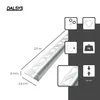 Dalsys Fliesenschiene Viertelkreisprofil Aluminium Produktbild-Vorschau 2