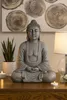 Wunderschöner Buddha 80 cm  Garten Deko Figur Skulptur Feng Produktbild-Vorschau 2