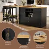 Mesa de bar extensible Merax con 6 cajones, giratoria 360°, Vista previa de la imagen del producto 7