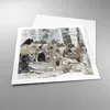 Poster - Poster ohne Rahmen - Rudel Wölfe Winter - 60x60 cm Produktbild-Vorschau 3