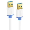 deleyCON 0,5m USB 3.0 Super Speed Kabel - USB A-Stecker zu Produktbild-Vorschau 3
