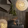 LED Tannenbaum Lummer - stehend - Tischbaum - 10 warmweiße LED - H: 45cm - Batteriebetrieb - grün Produktbild-Vorschau