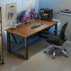 A gaming desk setup in a modern room with a computer, monitor, and chair. Náhľad obrázku produktu