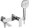 A chrome bathtub faucet and showerhead set against a white background. Náhľad obrázku produktu