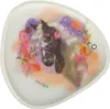 A close-up of a decorative item with a horse illustration. Produktbild-Vorschau