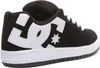 A side view of a black and white DC Shoes Court Graffik skateboard sneaker. Anteprima dell’immagine prodotto