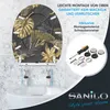 SANILO® Asiento de inodoro con sistema de cierre suave y Vista previa de la imagen del producto 6