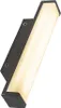Moderne Wandleuchte Schwarz 32cm inkl  LED IP44 Cascada Produktbild-Vorschau 8