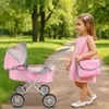 Malplay Puppenwagen klappbar Tiefer verstellbares Visier Produktbild-Vorschau 4