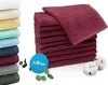 10er Set Gästehandtücher 30x50 cm, 100% Baumwolle, bordeaux Produktbild-Vorschau 1