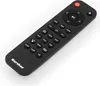 A black remote control for a Karcher radio is shown on a white background. Produktbild-Vorschau