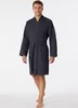 Schiesser Herren Bademantel Gr. L  weiss Produktbild-Vorschau 7