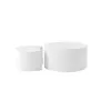 williamspace Weißes Wellen-Design Beistelltisch-Set, 2-tlg. Produktbild-Vorschau 11