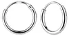 Kleine Creolen Silber 925 Ohrringe 12 mm Produktbild-Vorschau 1
