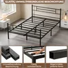 Metallbett Bettgestell 140 x 200 cm, Bettrahmen mit Produktbild-Vorschau 14