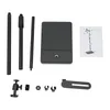 A collection of parts for a projector stand laid out on a white background. Podgląd zdjęcia produktu