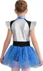 Rear view of a girl wearing a costume. Produktbild-Vorschau