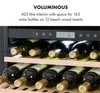 Klarstein vinotéka, vestavná, slim, 425 l, skleněné dveře, Náhled obrázku produktu 7