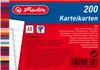 Herlitz Karteikarten DIN A8 liniert weiß 200 Karten Produktbild-Vorschau 2