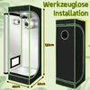 Clanmacy Grow Tent pro rostliny Grow Tent Greenhouse Box Náhled obrázku produktu 2