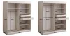 Schiebetürenschrank 180x200 Hermes, Kaschmir, Spiegel, Produktbild-Vorschau 6