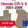 Beige Vordermatten für: Honda CR-V II SUV (2001-2006) Produktbild-Vorschau 16