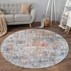 Runder Teppich 140 cm FRANCO - blau / grau Produktbild-Vorschau 2