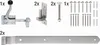 Alberts 361495 Assortimento di raccordi, per cancelli doppi Anteprima dell’immagine prodotto 5