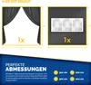 tillvex® 2X Seitenwand anthrazit für Pavillon 3x3m & 3x6m | Produktbild-Vorschau 6