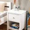 Inter Link Chilly Home Nachtkommode Massivholz Kiefer weiß Produktbild-Vorschau 8