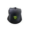 A black wireless gaming mouse with a green palm tree logo is shown against a white background. Produktbild-Vorschau