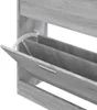 vidaXL Szafka na buty Szara Sonoma 63x24x81 cm Materiał Podgląd zdjęcia produktu 13