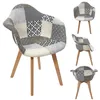 Lot de 2 Fauteuils - HOME DECO FACTORY - Patchwork - Voir les images du produit 9