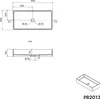 Aufsatzwaschbecken PB2013 - Mineralguss - Weiß matt - 80 x Produktbild-Vorschau 8