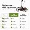 IP65 Outdoor Deckenventilator mit Stecker und Licht - 5m Produktbild-Vorschau 10