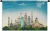 MuchoWow® Wandteppich Wandbehang Welt - Eiffelturm - Produktbild-Vorschau 1