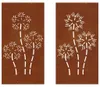 vidaXL 2-dielna záhradná dekorácia na stenu 105x55 cm Náhľad obrázku produktu 4