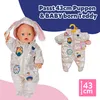 BABY born Schneeanzug mit Hasenohren für 43 cm große Puppen Produktbild-Vorschau 4
