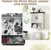 COSTWAY Wisząca szafka łazienkowa, szafka ścienna z Podgląd zdjęcia produktu 5