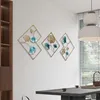 Wanddekoobjekt, 3er Wandskulptur Metall, Wanddekoration, Produktbild-Vorschau 7