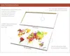 Giclée Leinwandbild Colourful Worldmap 200x100 cm Produktbild-Vorschau 3
