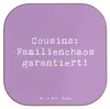Mr. & Mrs. Panda Holzuntersetzer Spruch Cousin Abenteuer - Produktbild-Vorschau 1